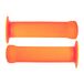 cyclingcolors Fietsgreep, 130 mm, rubber, kwaliteit, textuur, BMX, Freestyle Dirt diameter 22 mm, oranje
