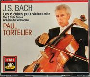 Cello BSM Books 2-CD BACH - THE 6 CELLO SUITES - PAUL TORTELIER