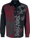 Rock Rebel by EMP Zwart/rood shirt met print - Heren - L