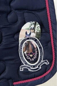 HKM Zadeldek Santa Fe - blauw - shetlander