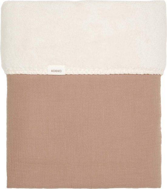 Koeka Ledikantdeken Teddy Faro Caffe 100x150cm