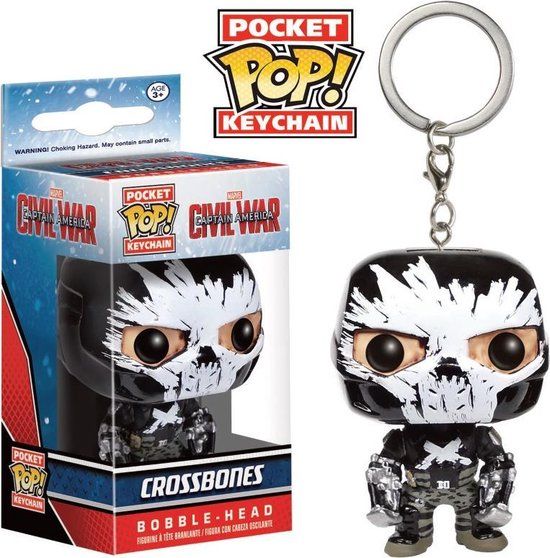 Funko: Pocket Pop Keychains: Captain America III: Civil War - Crossbones
