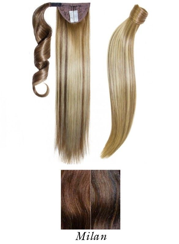 Balmain Catwalk Ponytail 55 cm. steil kleur MILAN Memory®hair