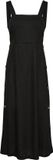Vero Moda Kalla Robe 7/8 Sans Manches Noir M Femme