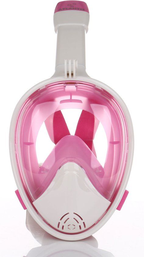 Atlantis 2.0 Full Face Mask - Snorkelmasker - S/M - Wit/Roze