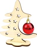 Beleduc Edugro Houten Knutsel Kerstboom met Kerstbal