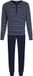Pastunette Blue Draft Pyjama Katoen Blauw/Wit Gestreept Maat L