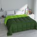 Italian Bed Linen ELEGANT Winter Dekbed, Donkergroen/Appelgroen, 260x260cm