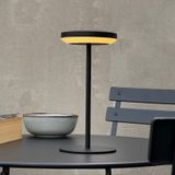 Dyberg Larsen Lampe à poser LED Otera, noire, 25 cm, IP44