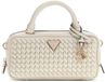 GUESS Kora Mini Box Satchel Cream White handtas schoudertas
