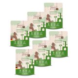 MjAMjAM - Premium natvoer voor katten - Quetschie - Puur vleesplezier - heerlijk rundvlees puur, pak van 6 (6 x 300 g), graanvrij met extra vlees