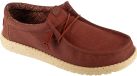 Hey Dude Wally Stretch Canvas Mannen Rood Mocassins Maat 41