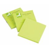 Q-Connect KF10515 zelfklevende notitieblok neon groen