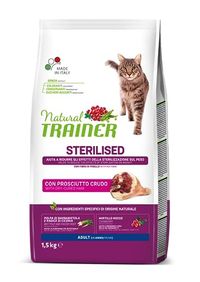 Trainer Gesteriliseerd kattenvoer met ham, 1,5 kg