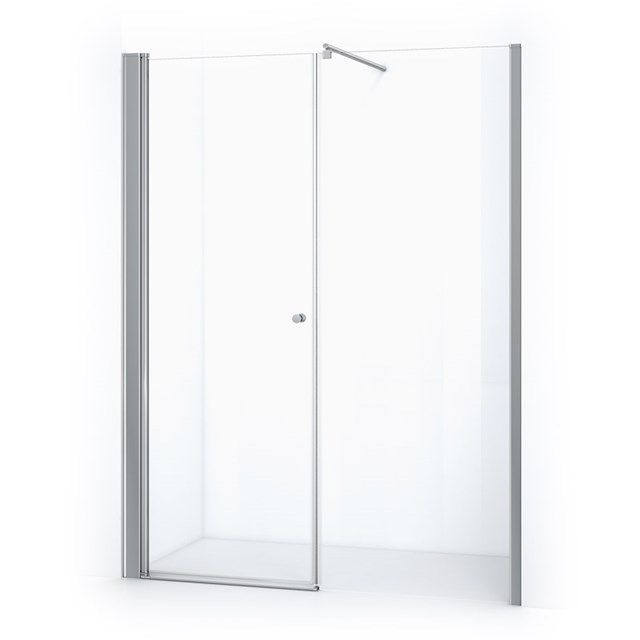 Maxaro Douchewand met Draaideur Zircon Comfort 160cm Chroom