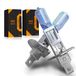 Set Philips H1 100W Xenon Effect Halogeen Lampen - 12V - Wit - Set van 2