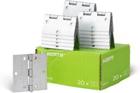 Alberts 850289 scharnier | vierkant | sendzimir verzinkt | 70 x 70 mm | set van 20