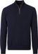CASAMODA Halfzip Trui Solid Navy - Maat 3XL - Heren - Quarter zip