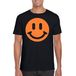 Bellatio Decorations Verkleed shirt heren - Smile / Emoticon - zwart - carnaval/foute party - feestkleding S