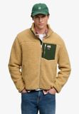 Superdry - Mountain Full Zip Fleece - Heren - Hoodies - XL - Beach Sand Marl/Mount View Grn