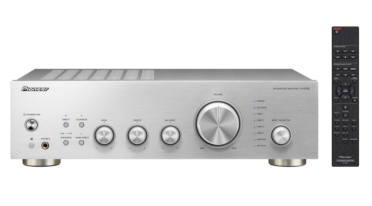 Pioneer A-40AE Zilver Geïntegreerde Versterker