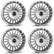 Borbet 4 CW3 velgen, 7,5x18 inch, ET37, 5x130, zilverkleurig