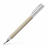 Faber-Castell Ambition OpArt Vulpen - Wit Zand - F - 1 stuk