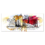 Homemania Citation-Art en Graffiti-afbeelding voor woonkamer, slaapkamer, meerkleurig, 70 x 3 x 100 cm, HM20KNV70 x 100 – 174, polyester, hout