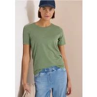 cecil Basic Shirt met ronde hals