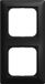 Busch-Jaeger Afdekraam 2-voudig zwart mat - Busch-balance® SI