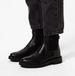 Manfield Dames Zwarte Leren Chelsea Boots Maat 39
