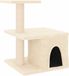 vidaXL Kattenmeubel met sisal krabpalen 48 cm crèmekleurig