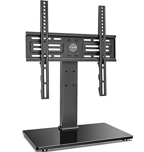 FITUEYES TV standaards Tv-Tafel TV Stand in hoogte verstelbaar Stabiel voor 26-55 inch LCD OLED Plasma Flat & Curved TV Max.VESA 400x400mm tot 40kg