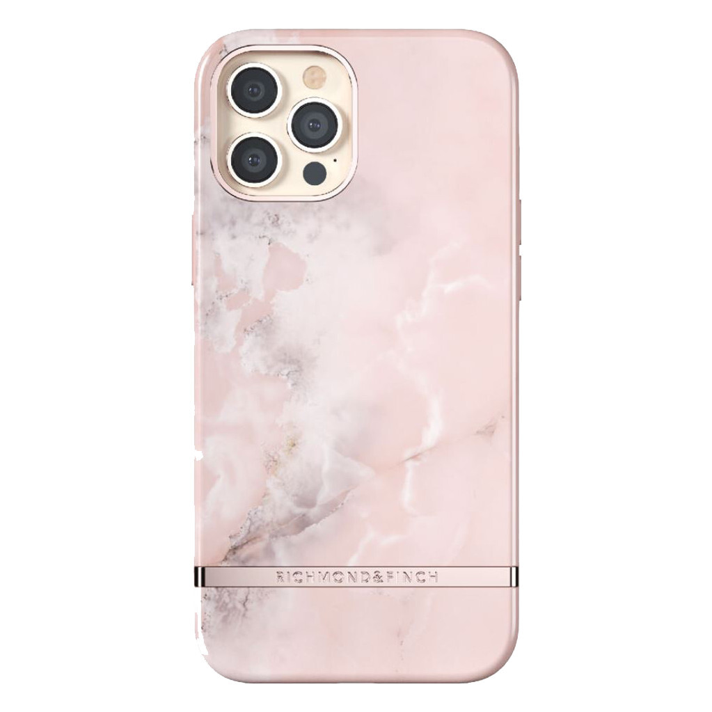 Richmond & Finch Pink Marble Apple iPhone 12 Pro Max Back Cover Roze