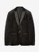 Next - Heren - Fluwelen smalle blazer - Regular - Zwart