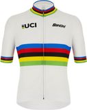 Santini Uci World Campion Eco Jersey Heren Wit Multikleur - 4XL