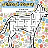 Animal Maze Book for Kids Ages 4-8: Simple and cute maze book