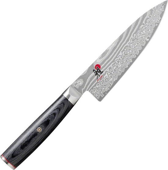 ZWILLING Miyabi 5000 FCD Gyutoh Knife - 16cm Blade - FC61 Steel - Black Wood Handle