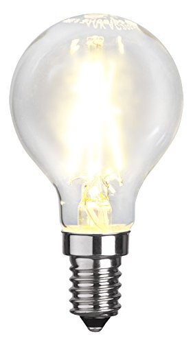 Startec Star tuindecoratie, filament LED, E14, 2700 K, 80 Ra, A+, transparant, 4,5 x 4,5 x 8,3 cm, 352-18