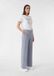 Comma Broek 2174113 Dames Leigrijs Regular Fit Polyester