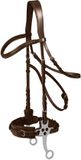 WALDHAUSEN X-LINE Hackamore Hoofdstel Bruin Leer Cob