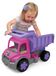 Grote, roze, paarse container