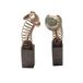 Greenstar 4537 Koolborstels voor Hitachi 65 x 75 x 13 mm zwart