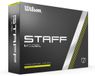 PERSONEEL Wilson Staff Model Golfballen 2024 - Geel - 12 Stuks
