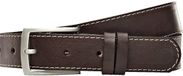 Babista Heren Leren Riem - 110 cm - Donkerbruin - Plus Size