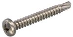 Hoenderdaal Fasteners Hoenderdaal Zelfborende Plaatschroeven - Phillips 2 Cilinderkop - 3,5 x 16mm - Voldraad - RVS (200 stuks)