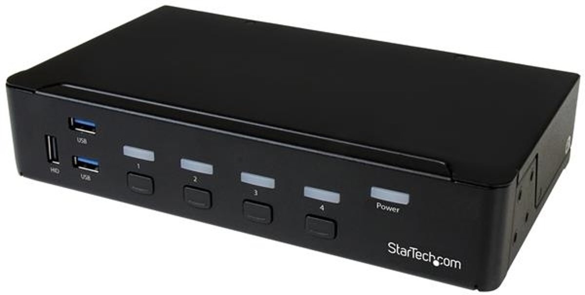 StarTech.com .com 4-Poorts HDMI KVM Switch USB 3.0 1080p