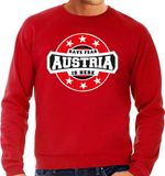 Bellatio Decorations Have fear Austria is here sweater met sterren embleem in de kleuren van de Oostenrijkse vlag - rood - heren - Oostenrijk supporter / Oostenrijks elftal fan trui / EK / WK / kleding S