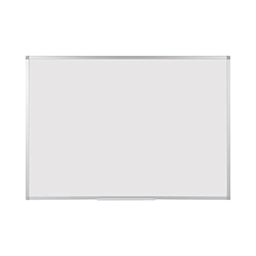 BoardsPlus Magnetisch Whiteboard, Emaille Bordoppervlak, Geanodiseerd Aluminium Frame, 105 x 75 cm
