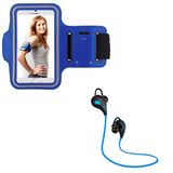 Sportpakket Huawei Sportpakket voor P30 Pro Smartphone (Bluetooth hoofdtelefoon sport + armband) Running T7 (blauw)